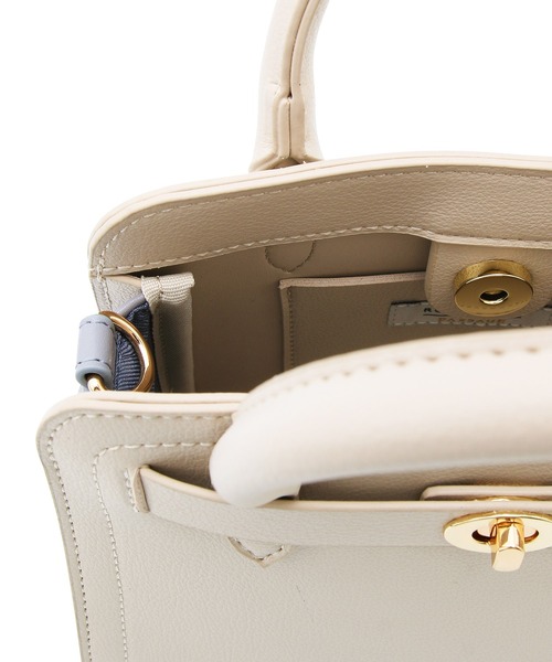 ROPE' PICNIC（ロペピクニック）の「バイカラーミニサイズトート＆ショルダーバッグ（ショルダーバッグ・レディース・ブラック/キナリ/ベージュ系その他・FREE）」の11枚目の写真