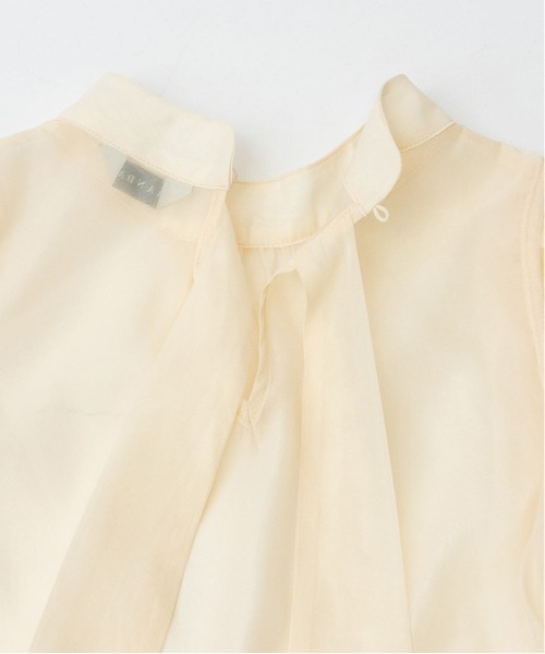 RANDA（ランダ）の「ボリュームスリーブシアーリボンブラウス（シャツ/ブラウス・レディース・クリーム/ブラック/ピンク・FREE）」の17枚目の写真