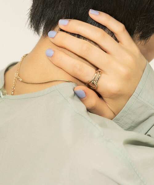 KBF（ケイビーエフ）の「クロスリング（リング・レディース・シルバー/ゴールド・ONE）」の3枚目の写真