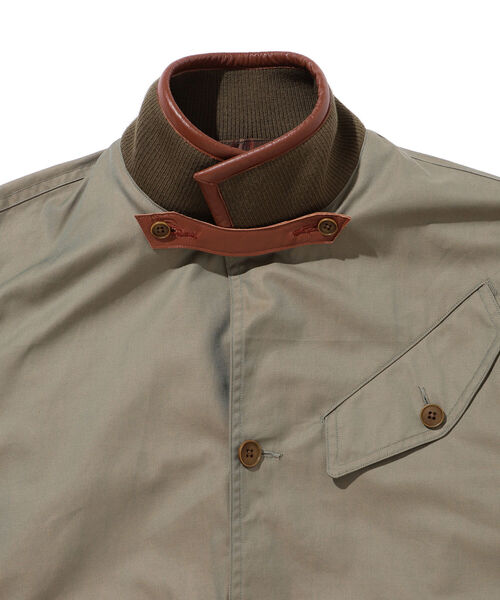 HAVERSACK(ハバーザック)の「HAVERSACK × fennica / 別注 Stand Collar Blouson スタンドカラーブルゾン(ブルゾン・メンズ・ネイビー/カーキ・MEDIUM/LARGE)」の11枚目の写真