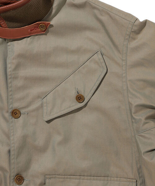 HAVERSACK(ハバーザック)の「HAVERSACK × fennica / 別注 Stand Collar Blouson スタンドカラーブルゾン(ブルゾン・メンズ・ネイビー/カーキ・MEDIUM/LARGE)」の7枚目の写真