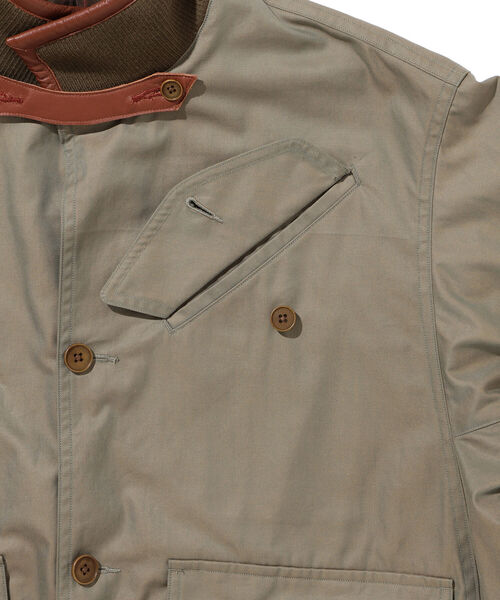 HAVERSACK(ハバーザック)の「HAVERSACK × fennica / 別注 Stand Collar Blouson スタンドカラーブルゾン(ブルゾン・メンズ・ネイビー/カーキ・MEDIUM/LARGE)」の16枚目の写真