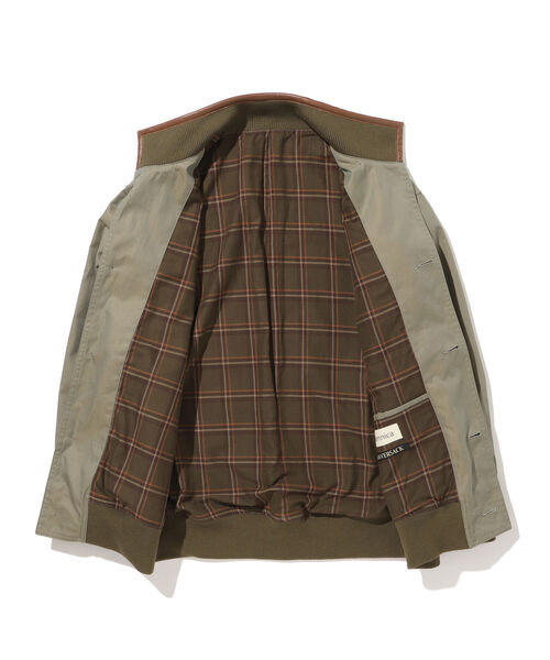 HAVERSACK(ハバーザック)の「HAVERSACK × fennica / 別注 Stand Collar Blouson スタンドカラーブルゾン(ブルゾン・メンズ・ネイビー/カーキ・MEDIUM/LARGE)」の3枚目の写真