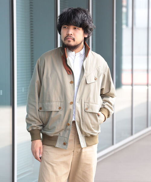 HAVERSACK(ハバーザック)の「HAVERSACK × fennica / 別注 Stand Collar Blouson スタンドカラーブルゾン(ブルゾン・メンズ・ネイビー/カーキ・MEDIUM/LARGE)」の17枚目の写真