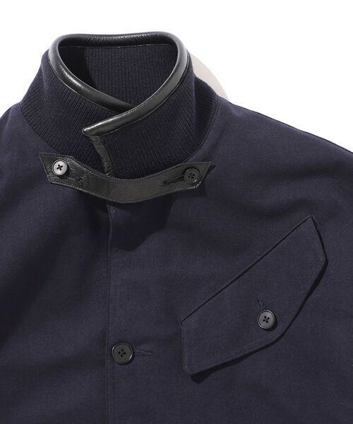HAVERSACK(ハバーザック)の「HAVERSACK × fennica / 別注 Stand Collar Blouson スタンドカラーブルゾン(ブルゾン・メンズ・ネイビー/カーキ・MEDIUM/LARGE)」の22枚目の写真