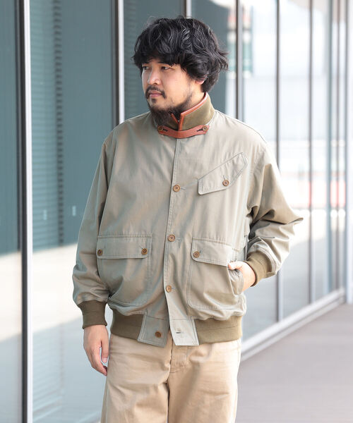 HAVERSACK(ハバーザック)の「HAVERSACK × fennica / 別注 Stand Collar Blouson スタンドカラーブルゾン(ブルゾン・メンズ・ネイビー/カーキ・MEDIUM/LARGE)」の15枚目の写真