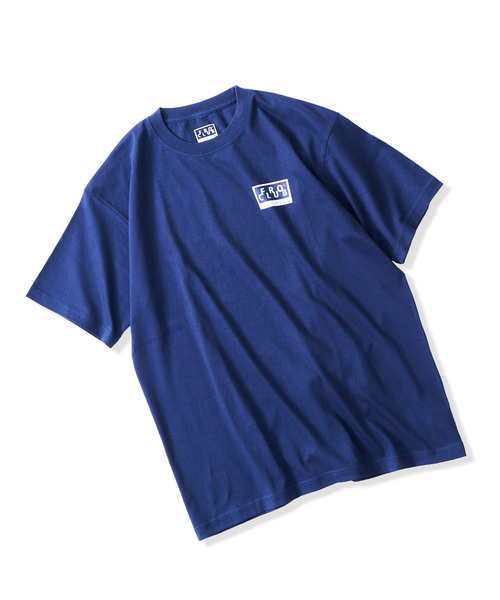 417 EDIFICE(フォーワンセブンエディフィス)の「【FROCLUB / フロ クラブ】別注 プリントTシャツ(Tシャツ/カットソー・メンズ・ホワイト/ホワイト×ホワイト/ホワイト系その他/ダークブルー/コバルトブルー/ネイビー・MEDIUM/LARGE)」の4枚目の写真