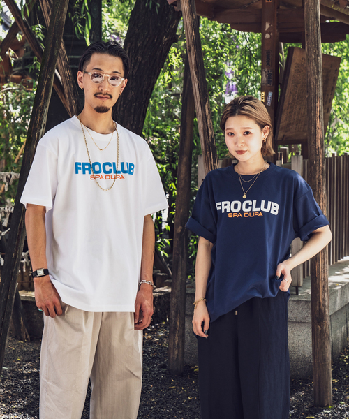 417 EDIFICE(フォーワンセブンエディフィス)の「【FROCLUB / フロ クラブ】別注 プリントTシャツ(Tシャツ/カットソー・メンズ・ホワイト/ホワイト×ホワイト/ホワイト系その他/ダークブルー/コバルトブルー/ネイビー・MEDIUM/LARGE)」の20枚目の写真