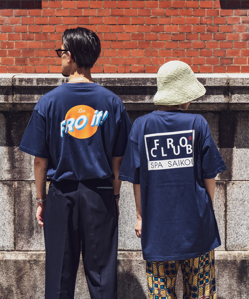 417 EDIFICE(フォーワンセブンエディフィス)の「【FROCLUB / フロ クラブ】別注 プリントTシャツ(Tシャツ/カットソー・メンズ・ホワイト/ホワイト×ホワイト/ホワイト系その他/ダークブルー/コバルトブルー/ネイビー・MEDIUM/LARGE)」の8枚目の写真