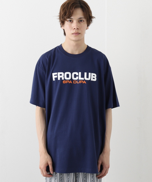 417 EDIFICE(フォーワンセブンエディフィス)の「【FROCLUB / フロ クラブ】別注 プリントTシャツ(Tシャツ/カットソー・メンズ・ホワイト/ホワイト×ホワイト/ホワイト系その他/ダークブルー/コバルトブルー/ネイビー・MEDIUM/LARGE)」の15枚目の写真
