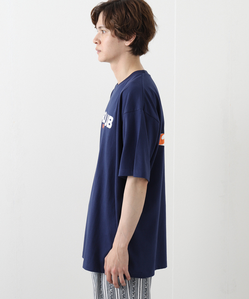 417 EDIFICE(フォーワンセブンエディフィス)の「【FROCLUB / フロ クラブ】別注 プリントTシャツ(Tシャツ/カットソー・メンズ・ホワイト/ホワイト×ホワイト/ホワイト系その他/ダークブルー/コバルトブルー/ネイビー・MEDIUM/LARGE)」の9枚目の写真