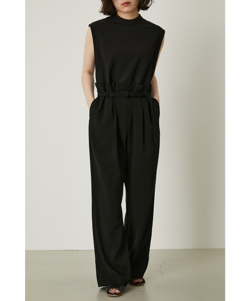 RIM.ARK(リムアーク)の「Square point long all in one(つなぎ/オールインワン・レディース・ブラック/ベージュ・38/36)」の12枚目の写真