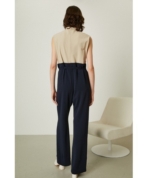 RIM.ARK(リムアーク)の「Square point long all in one(つなぎ/オールインワン・レディース・ブラック/ベージュ・38/36)」の20枚目の写真