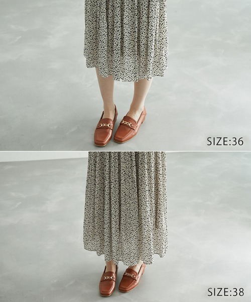 ROPE' PICNIC(ロペピクニック)の「着丈が選べる/再生ポリエステルシアーナチュラル楊柳プリーツスカート(スカート・レディース・ブラック/ダークブラウン/ベージュ/ネイビー/ラベンダー/ブラック系その他/ベージュ系その他/ベージュ系その他2・38/36)」の12枚目の写真