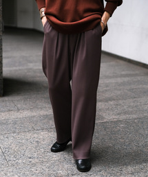 EDIFICE LA BOUCLE | 【LA BOUCLE / ラブークル】1タックイージーコードストライプ(その他パンツ)