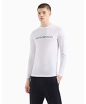 EMPORIO ARMANI | 【エンポリオ アルマーニ】ロゴ付き長袖Tシャツ ピマジャージー製(T恤)