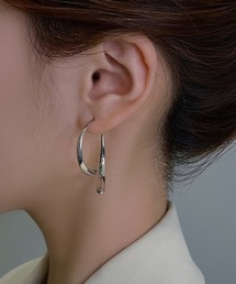 YU-KA : デザインラウンドピアス