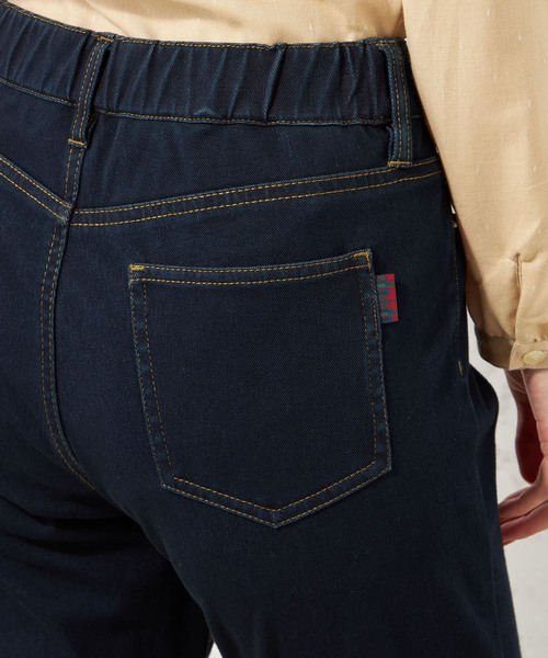 DECOY SINCE 1981(デコイシンスイチキュウハチイチ)の「ストレッチデニムパンツ(デニムパンツ・レディース・ネイビー・70/64/67/61)」の4枚目の写真