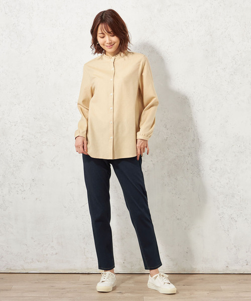 DECOY SINCE 1981(デコイシンスイチキュウハチイチ)の「ストレッチデニムパンツ(デニムパンツ・レディース・ネイビー・70/64/67/61)」の2枚目の写真
