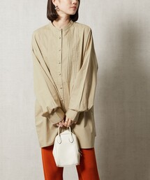 【WEB限定】ピンタックロングスリーブシャツ