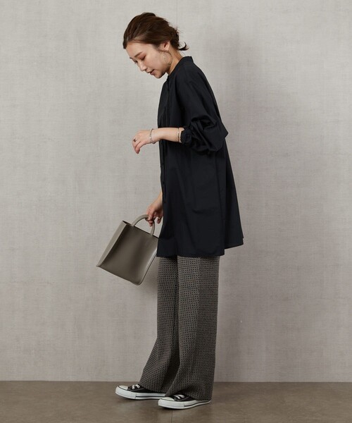 FREAK'S STORE(フリークスストア)の「【WEB限定】ピンタックロングスリーブシャツ(シャツ/ブラウス・レディース・ホワイト/ブラック/ベージュ/オレンジ/ライトピンク・フリ-)」の14枚目の写真