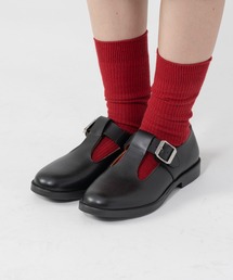 ・MoonStar / ムーンスター  レザーTストラップシューズ スクーラー SKOOLER SK T STRAP SKOOLER MNT