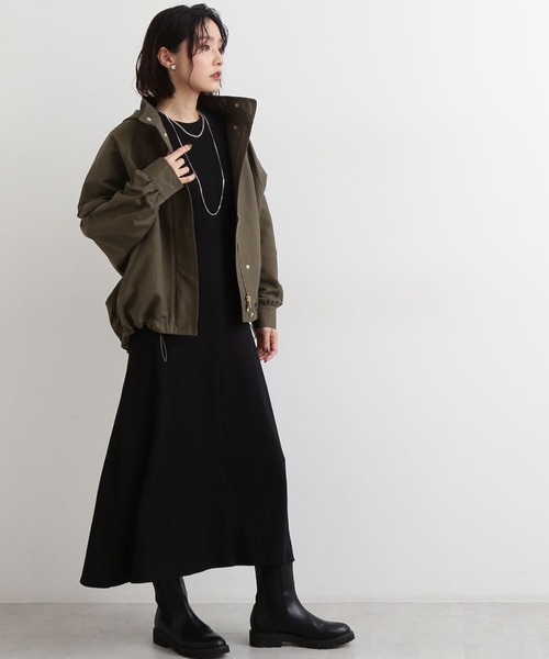 NATURAL BEAUTY BASIC(ナチュラルビューティーベーシック)の「ドルマンマウンテンパーカー(マウンテンパーカー・レディース・ベージュ/ネイビー/カーキ・SMALL/MEDIUM)」の16枚目の写真