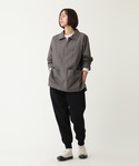 エムエイチエル 美品 melange cotton chambray 1 グレー MHL./MELANGE COTTON CHAMBRAY OP (GREY)