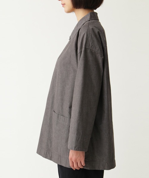 MHL.（エムエイチエル）の「MELANGE COTTON CHAMBRAY（シャツ/ブラウス