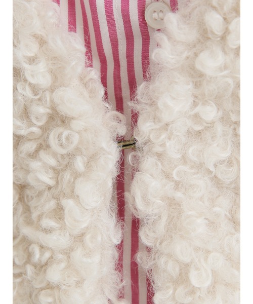 Lugnoncure（ルノンキュール）の「ボアベスト（ベスト・レディース・ブラウン/キャメル/オフホワイト・ﾌﾘ-）」の16枚目の写真