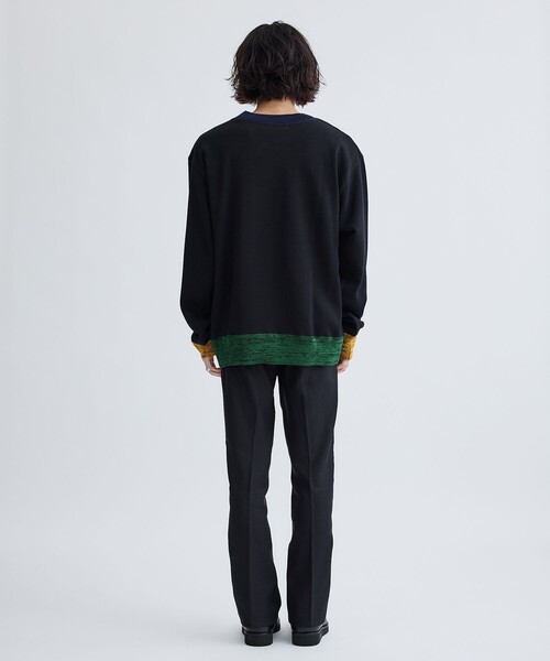 TOGA VIRILIS（トーガ ビリリース）の「Knit rib sweatshirt SP（スウェット・メンズ・ブラック/ホワイト・46/48）」の22枚目の写真