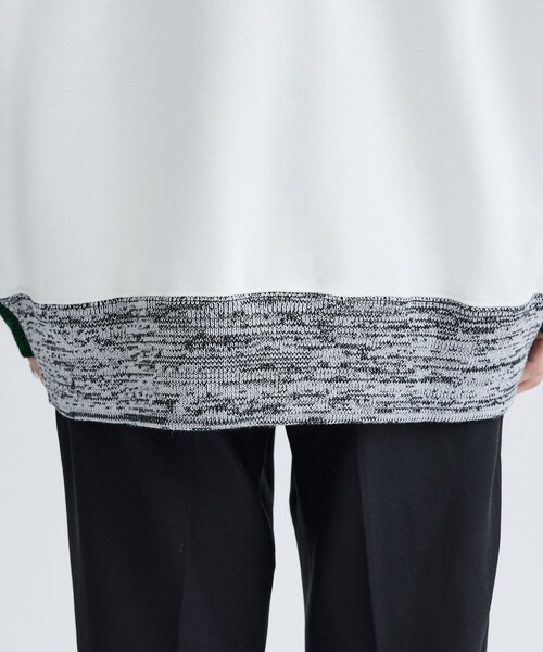 TOGA VIRILIS（トーガ ビリリース）の「Knit rib sweatshirt SP（スウェット・メンズ・ブラック/ホワイト・46/48）」の16枚目の写真