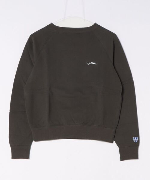 ORCIVAL(オーシバル)の「MINI FRENCH TERRY BOAT NECK(スウェット・レディース・ブラック/グレー系その他/ホワイト系その他/グリーン/ダークネイビー/オレンジ/ダークグレー・1/2)」の4枚目の写真
