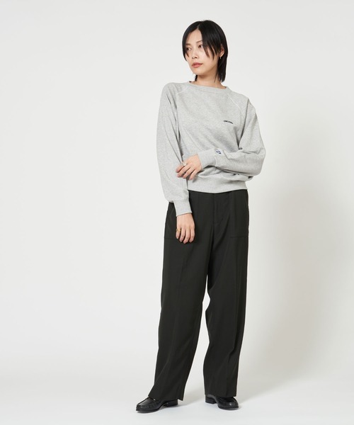 ORCIVAL(オーシバル)の「MINI FRENCH TERRY BOAT NECK(スウェット・レディース・ブラック/グレー系その他/ホワイト系その他/グリーン/ダークネイビー/オレンジ/ダークグレー・1/2)」の17枚目の写真