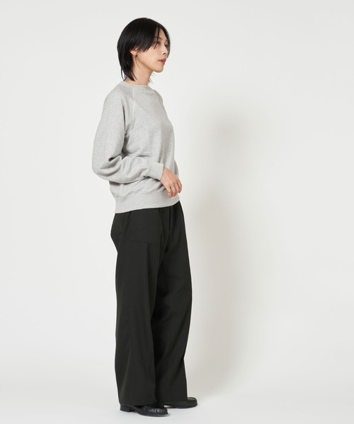 ORCIVAL(オーシバル)の「MINI FRENCH TERRY BOAT NECK(スウェット・レディース・ブラック/グレー系その他/ホワイト系その他/グリーン/ダークネイビー/オレンジ/ダークグレー・1/2)」の20枚目の写真