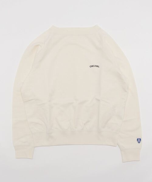 ORCIVAL(オーシバル)の「MINI FRENCH TERRY BOAT NECK(スウェット・レディース・ブラック/グレー系その他/ホワイト系その他/グリーン/ダークネイビー/オレンジ/ダークグレー・1/2)」の16枚目の写真