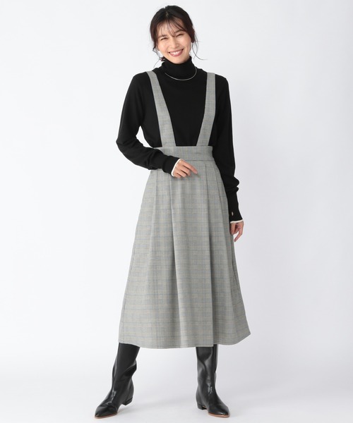 BARNYARDSTORM（バンヤードストーム）の「BARNYARDSTORM / 【WEB限定】サス付きフレアスカート（スカート・レディース・レッド/ブルー・S/M/XS）」の4枚目の写真