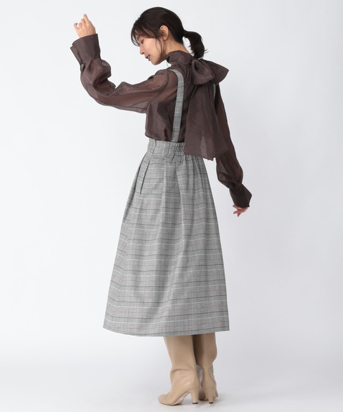 BARNYARDSTORM（バンヤードストーム）の「BARNYARDSTORM / 【WEB限定】サス付きフレアスカート（スカート・レディース・レッド/ブルー・S/M/XS）」の13枚目の写真