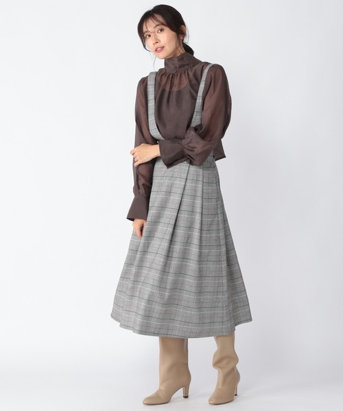 BARNYARDSTORM（バンヤードストーム）の「BARNYARDSTORM / 【WEB限定】サス付きフレアスカート（スカート・レディース・レッド/ブルー・S/M/XS）」の14枚目の写真