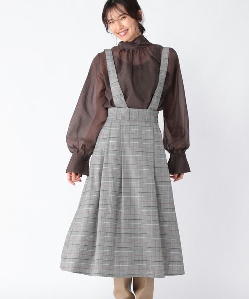 BARNYARDSTORM（バンヤードストーム）の「BARNYARDSTORM / 【WEB限定】サス付きフレアスカート（スカート・レディース・レッド/ブルー・S/M/XS）」の15枚目の写真