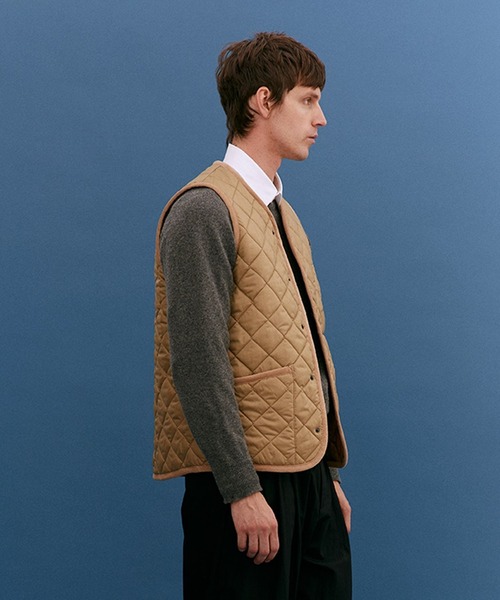 【最終値下げ】ラベンハム☆リボンベスト LAVENHAM ラベンハム ソーンハム キルティング ベスト SLJ2039 メンズ