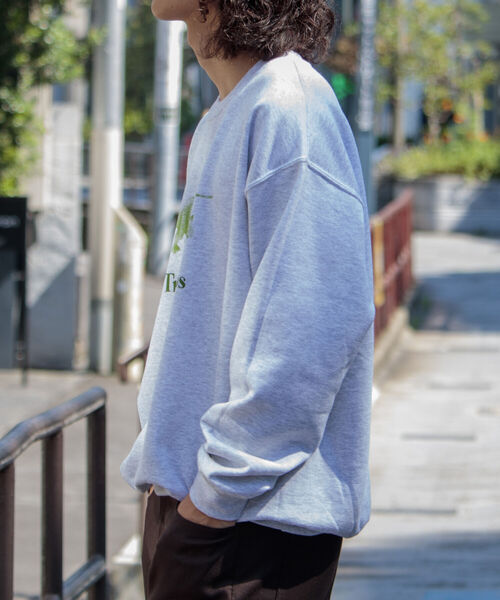 GLOSTER(グロスター)の「【GLOSTER/グロスター】ジュラシック クルーネックスウェット 裏起毛 プルオーバー プリント(スウェット・メンズ・ベージュ/グレー/オフホワイト・M/L)」の17枚目の写真