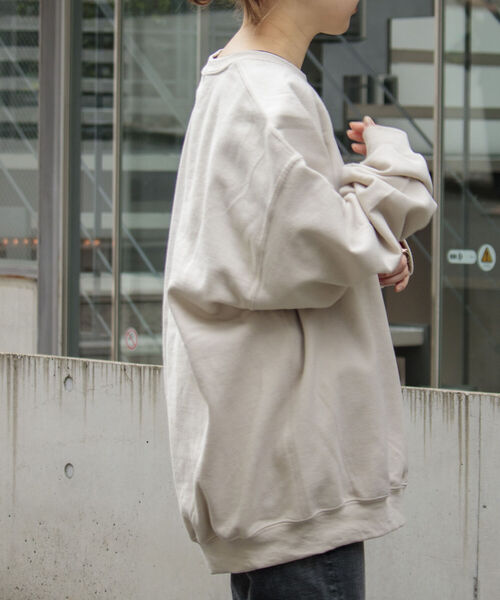 GLOSTER(グロスター)の「【GLOSTER/グロスター】ジュラシック クルーネックスウェット 裏起毛 プルオーバー プリント(スウェット・メンズ・ベージュ/グレー/オフホワイト・M/L)」の21枚目の写真