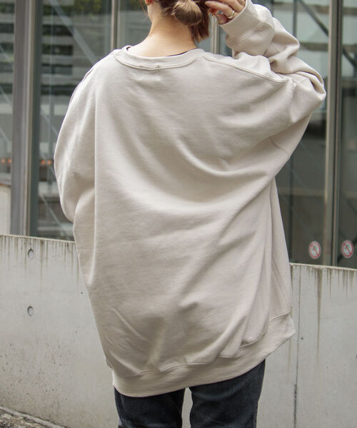 GLOSTER(グロスター)の「【GLOSTER/グロスター】ジュラシック クルーネックスウェット 裏起毛 プルオーバー プリント(スウェット・メンズ・ベージュ/グレー/オフホワイト・M/L)」の22枚目の写真