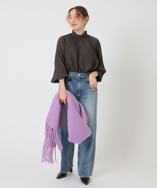IENA - 新品:IENA ランダムプリーツブラウス IENA（イエナ）の「ランダムプリーツブラウス（シャツ/ブラウス