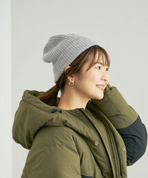 SLOBE IENA | 【WILLIAM BRUNTON/ウィリアム ブラントン】 Cashmere 1*1RIB ニット帽(ニットキャップ/ビーニー)