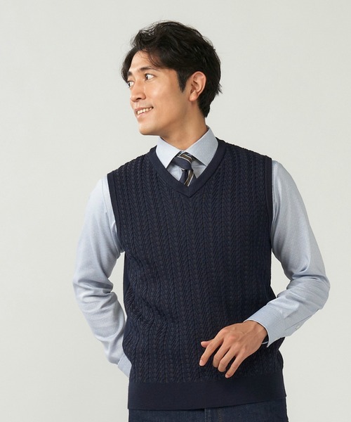 f647141ｖ2ＳＪベスト ブラック M クルーネックショートベスト - ブラック | ZARA Japan / 日本