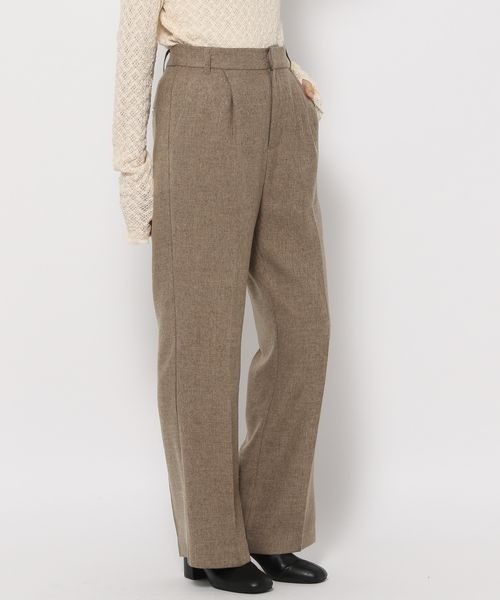 mysty woman（ミスティウーマン）の「無地チェックロングパンツ 126461（デニムパンツ・レディース・ブラウン系その他/ベージュ系その他/モカ・FREE）」の18枚目の写真