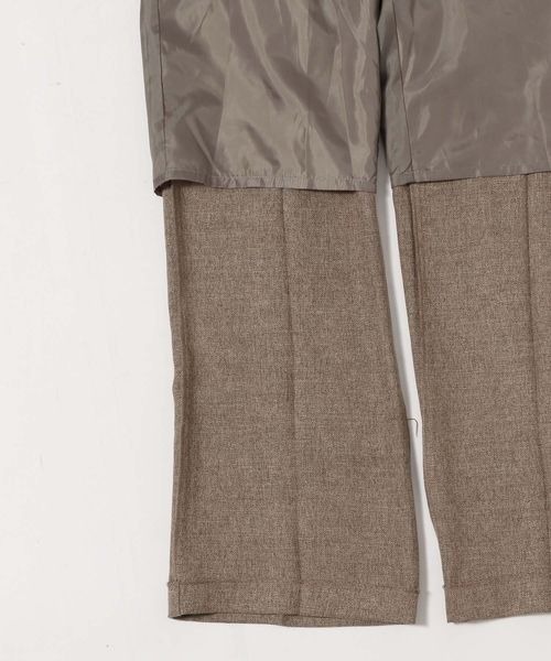 mysty woman（ミスティウーマン）の「無地チェックロングパンツ 126461（デニムパンツ・レディース・ブラウン系その他/ベージュ系その他/モカ・FREE）」の14枚目の写真