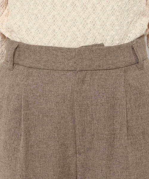 mysty woman（ミスティウーマン）の「無地チェックロングパンツ 126461（デニムパンツ・レディース・ブラウン系その他/ベージュ系その他/モカ・FREE）」の10枚目の写真